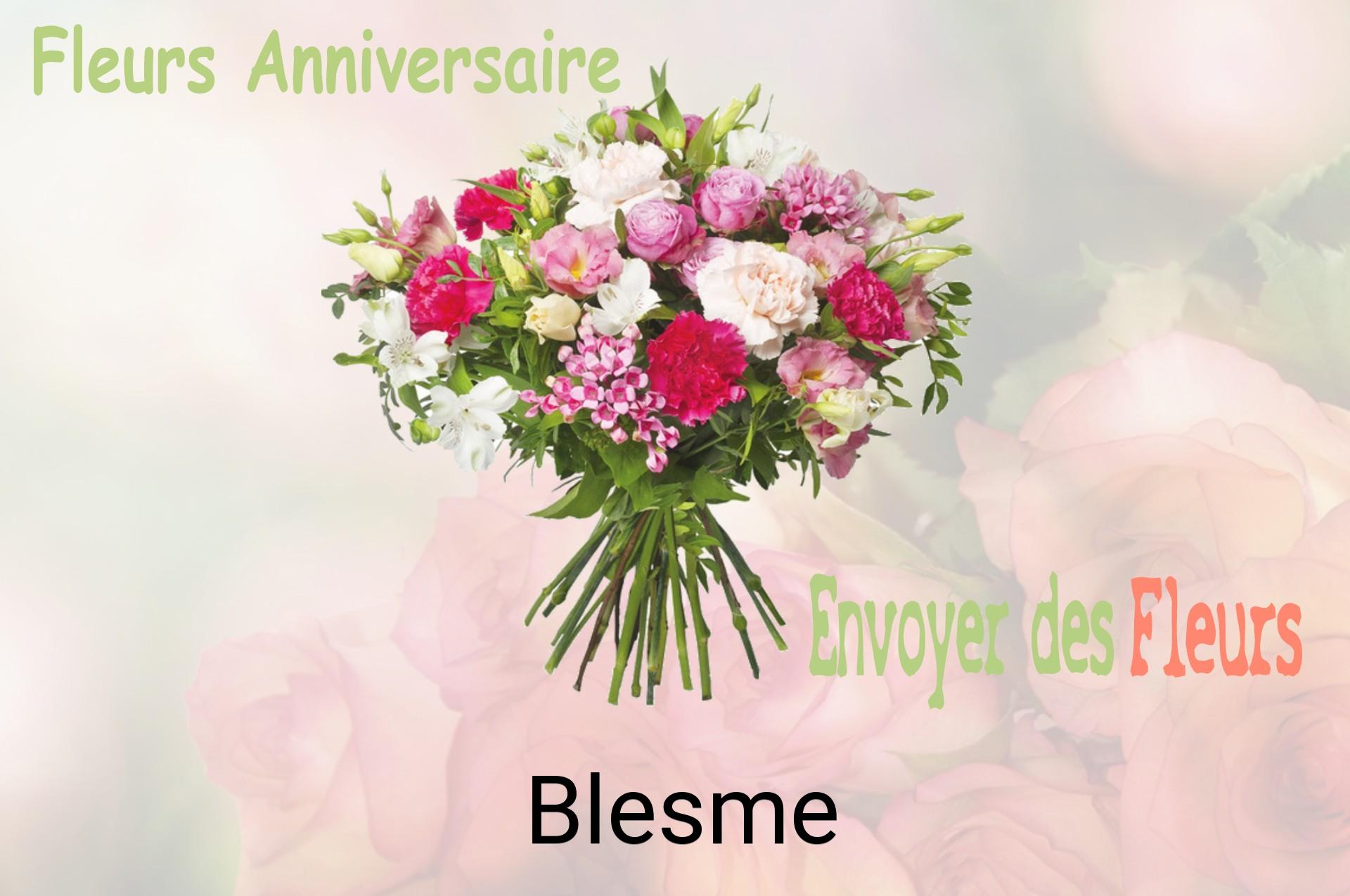 Bouquet de fleurs d’anniversaire livré à Blesme